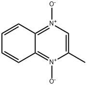 2-メチルキノキサリン1,4-ジオキシド 化学構造式