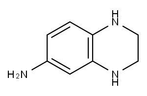 1,2,3,4-四氢喹噁啉-6-胺, 6639-91-4, 结构式