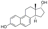 エストラ-1,3,5,7,9-ペンタエン-3,17α-ジオール 化学構造式