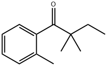 2',2,2-トリメチルブチロフェノン 化学構造式