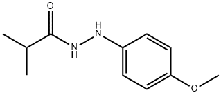 N'-(4-Methoxyphenyl)isobutyrohydrazide 化学構造式