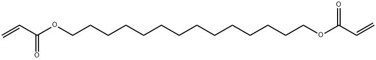 ビスアクリル酸1,14-テトラデカンジイル 化学構造式