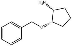 Cyclopentanamine, 2-(phenylmethoxy)-, (1R,2S)- (9CI) Structure