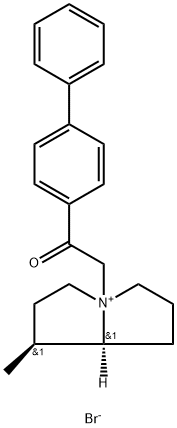 N-4-Phenylphenacyl ehliotridanium bromide Structure