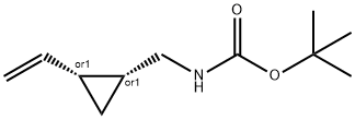 Carbamic acid, [[(1R,2R)-2-ethenylcyclopropyl]methyl]-, 1,1-dimethylethyl Struktur