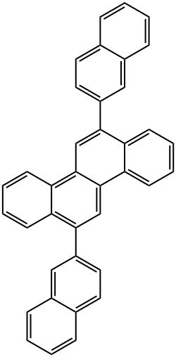 6,12-BIS(2-NAPHTHYL)CHRYSENE Struktur