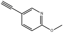 5-エチニル-2-メトキシピリジン 化学構造式