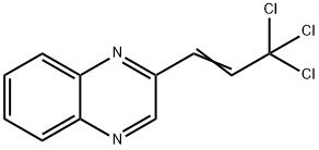 Quinoxaline, 2-(3,3,3-trichloro-1-propenyl)- Structure