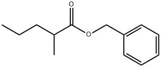 benzyl 2-methylpentanoate 化学構造式