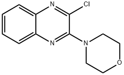 2-氯-3-吗啉基喹喔啉, 6641-44-7, 结构式