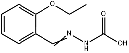 [(2-ethoxyphenyl)methylideneamino]carbamic acid Structure