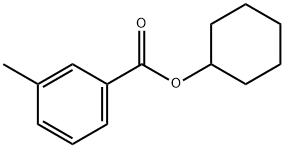 m-Toluylic acid, cyclohexyl ester Structure