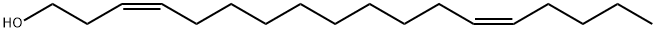 (3Z,13Z)-3,13-Octadecadien-1-ol Structure