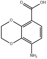 8-Amino-2,3-dihydrobenzo[1,4]dioxine-5-carboxylic acid Structure