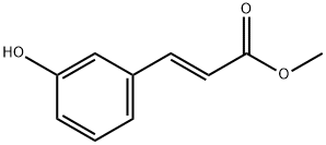 3-ヒドロキシけい皮酸メチルエステル 化学構造式