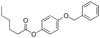 (4-phenylmethoxyphenyl) hexanoate Structure