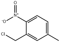 2-(クロロメチル)-4-メチル-1-ニトロベンゼン 化学構造式