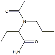 Butanamide,  2-(acetylpropylamino)- Struktur