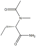 Butanamide, 2-(acetylmethylamino)-, (2S)- (9CI) Structure