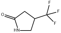 4-(トリフルオロメチル)ピロリジン-2-オン 化学構造式