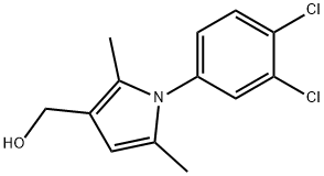 [1-(3,4-DICHLORO-PHENYL)-2,5-DIMETHYL-1H-PYRROL-3-YL]-METHANOL 结构式