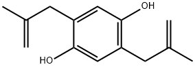 1,4-Benzenediol, 2,5-bis(2-methyl-2-propenyl)- (9CI) Struktur