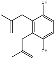 1,4-Benzenediol, 2,3-bis(2-methyl-2-propenyl)- (9CI) Structure