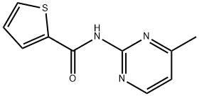 2-Thiophenecarboxamide,N-(4-methyl-2-pyrimidinyl)-,664345-99-7,结构式