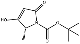 (R)-3-Hydroxy-2-Methyl-5-oxo-2,5-dihydro-pyrrole-1-carboxylic acid tert-butyl ester Structure