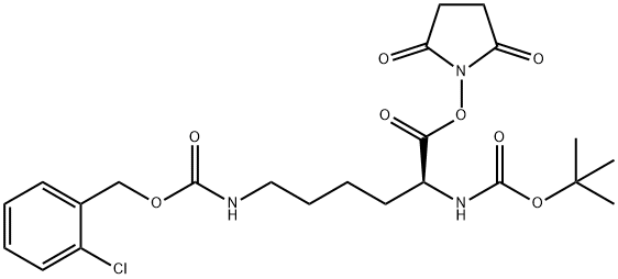BOC-LYS(2-CHLORO-Z)-OSU Struktur