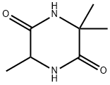 2,5-Piperazinedione,3,3,6-trimethyl-(9CI) Structure