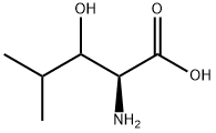 (2S)-2-amino-3-hydroxy-4-methyl-pentanoic acid Structure