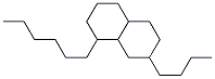 7-Butyl-1-hexyldecahydronaphthalene Struktur