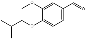 4-异丁氧基-3-甲氧基苯甲醛, 66488-79-7, 结构式
