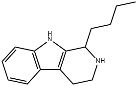 1-Butyl-2,3,4,9-tetrahydro-1H-pyrido[3,4-b]indole,6649-86-1,结构式