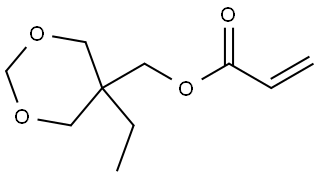 (5-ethyl-1,3-dioxan-5-yl)methyl acrylate Structure