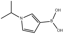 1-异丙基-1H-吡咯-3-硼酸, 664991-79-1, 结构式