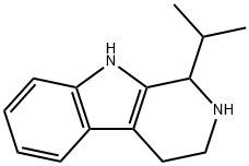1-异丙基-2,3,4,9-四氢-1H-吡啶基[3,4-B]吲哚, 6650-04-0, 结构式