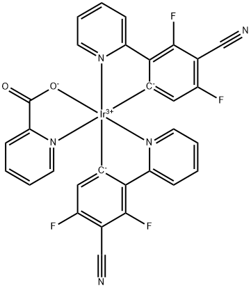 FCNIrPic金属配合物, 665005-28-7, 结构式
