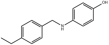 Phenol, 4-[[(4-ethylphenyl)methyl]amino]- (9CI) Struktur