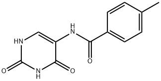 Benzamide, 4-methyl-N-(1,2,3,4-tetrahydro-2,4-dioxo-5-pyrimidinyl)- (9CI) Structure