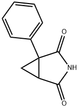 1-苯基-3-氮杂双环[3.1.0]己烷-2,4-二酮, 66503-91-1, 结构式