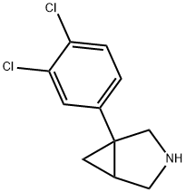 1-(3,4-dichlorophenyl)-3-azabicyclo[3.1.0]hexane Structure