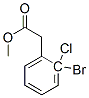 2-bromo-2-chlorophenyl acetic acid methyl ester  化学構造式