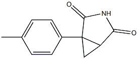 1-(对-甲苯基)-3-氮杂双环[3.1.0]己烷-2,4-二酮 结构式