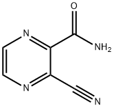 Pyrazinecarboxamide, 3-cyano- (9CI) Structure