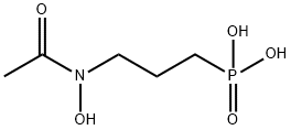 3-(N-acetyl-N-hydroxy)aminopropylphosphonic acid, 66508-32-5, 结构式