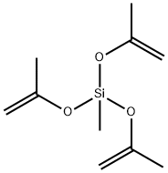 トリス(1-メチルエテニルオキシ)(メチル)シラン 化学構造式