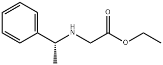 (R)-(1-苯基乙氨基)乙酸乙酯, 66512-37-6, 结构式
