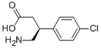 (S)-4-氨基-3-(4-氯苯基)丁酸, 66514-99-6, 结构式